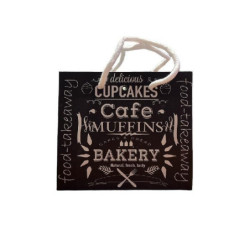 Borsa carta lusso opaca cm.24+14 x19,5 lavagna pz.10 shb632