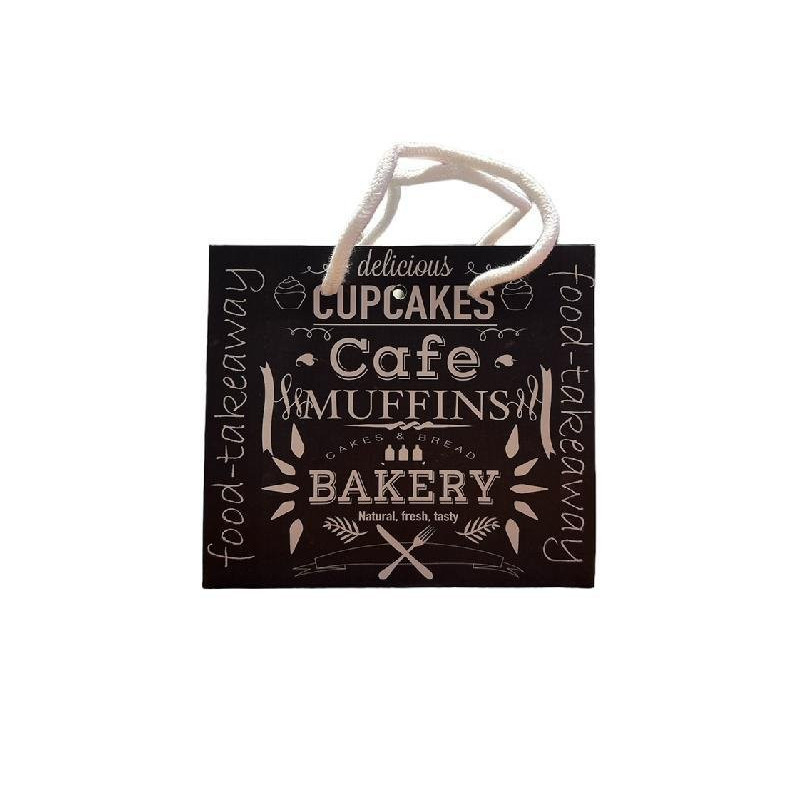 Borsa carta lusso opaca cm.24+14 x19,5 lavagna pz.10 shb632