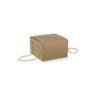 Scatola cartone cubotto cm.20x20 x22 con maniglie in cordoncino alimenti