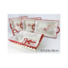 Cesto rettangolare con manici fo derato cm.25x17x8 art.708181
