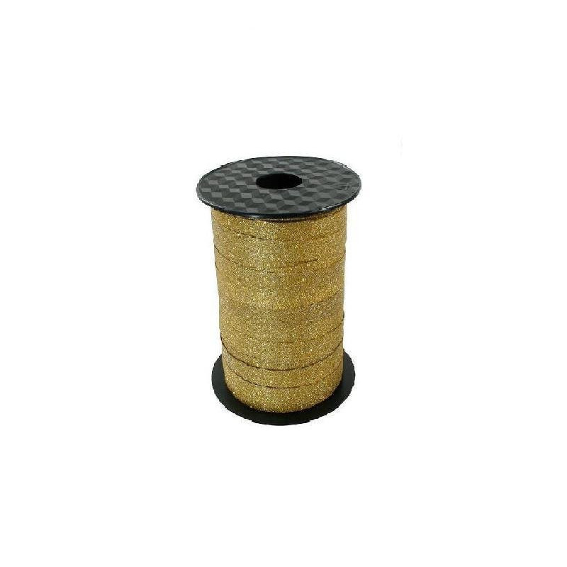 Nastrino mm.10x50mt glitter oro 011673