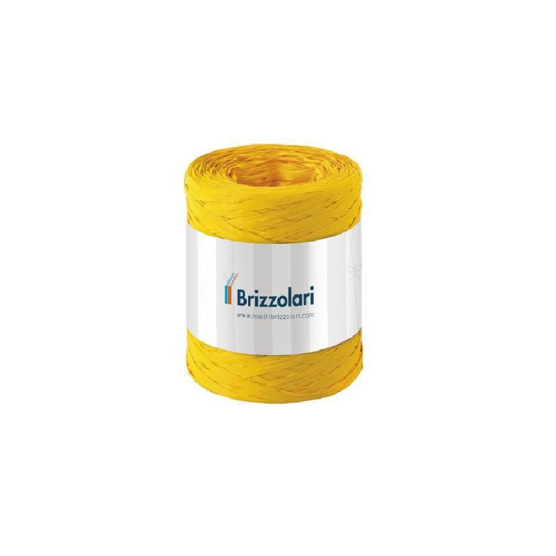 Rafia sintetica mm.5 mt.100 010621 giallo