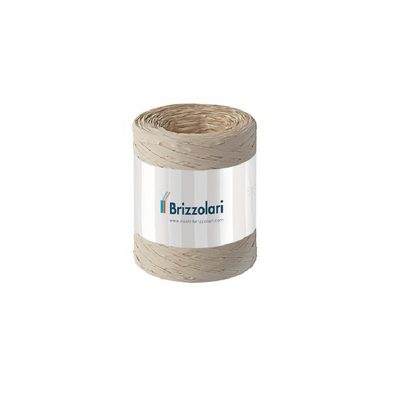 Rafia sintetica mm.5 mt.100 010621 naturale avorio