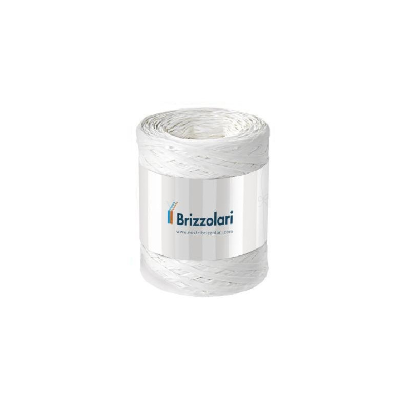 Rafia sintetica mm.5 mt.100 010621 bianco