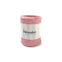 Rafia sintetica mm.5 mt.100 0192 35 bicolore rosa/bianco