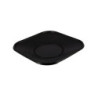 X-table piatto piano quadrato cm .23x23 pz.25 polipropilene nero