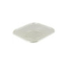 X-table piatto dessert quadrato cm.18x18 pz.25 polipropilene perla