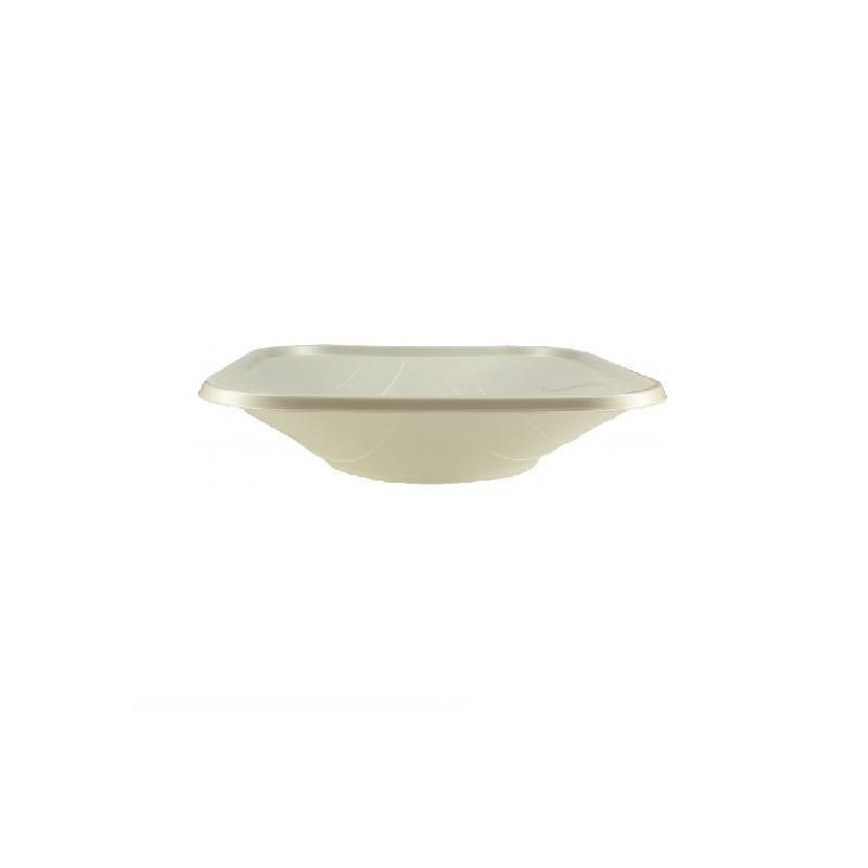 X-table scodella quadrata cm.18x18 pz.25 polipropilene perla