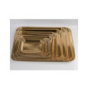 Vassoi cartone accoppiato oro n. 8 9mi (cm.34x47) per alimenti