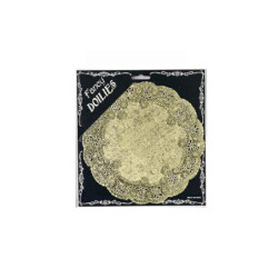 Trinati pizzo oro rotondo...