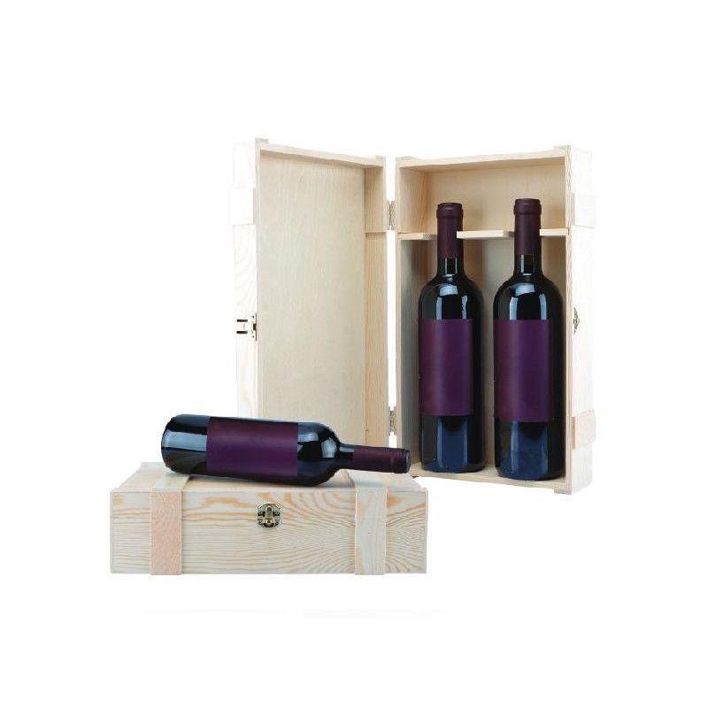 Cassetta legno 1 bottiglia neutr a art.sct181