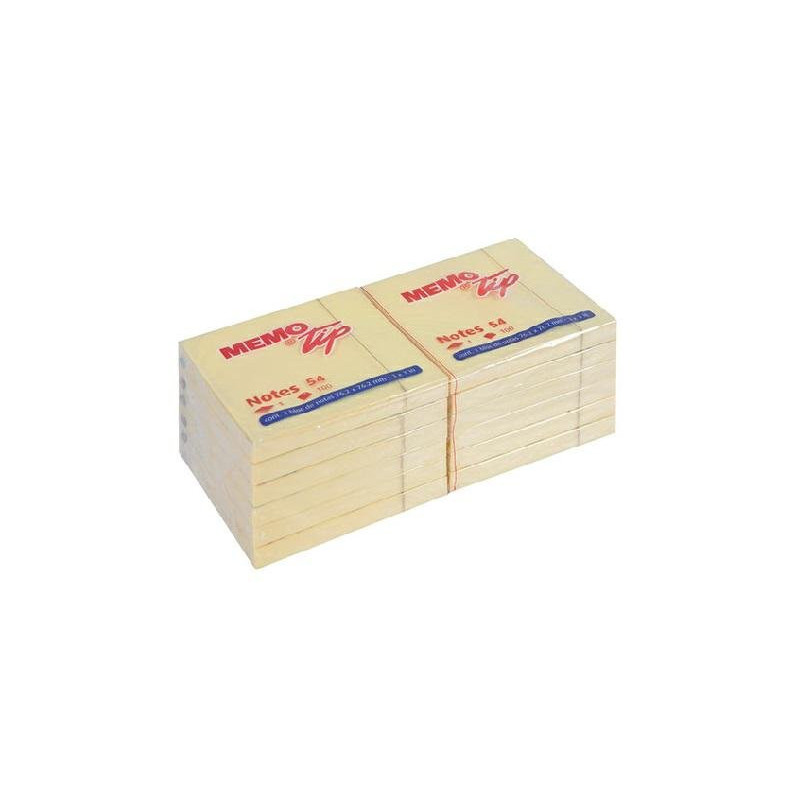 Memo tip mm.76x76 pz.12 giallo