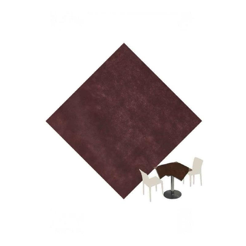 Tovaglia tessuto non tessuto cm.100x100 marrone