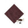 Tovaglia tessuto non tessuto cm.100x100 marrone