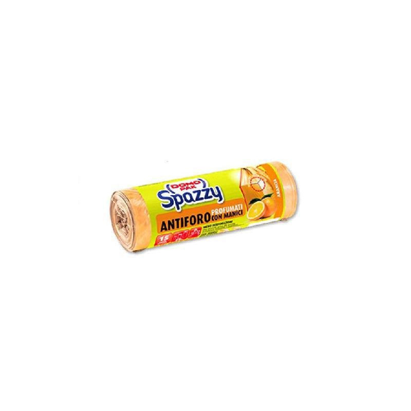 Domopak sacchi immondizia cm.52x54 lt.28 pz.15 spazzy profumi assortiti