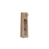 Borsa carta 1 bottiglia cm. 7,2x6,8x31 olio avana con finestra bca339na