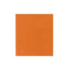 Tovaglia carta a secco cm.100x10 0 tinta unita mandarino spicy