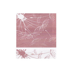 Tovaglia carta a secco cm.100x10 0 soffione bordeaux
