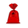 Sacchetto metallizzato cm.15x25 tinta unita rosso