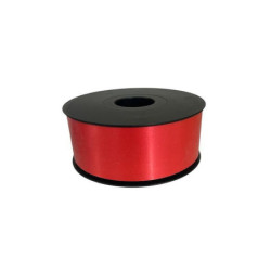 Nastro rondelle liscio mm.50x100mt 003664 rosso