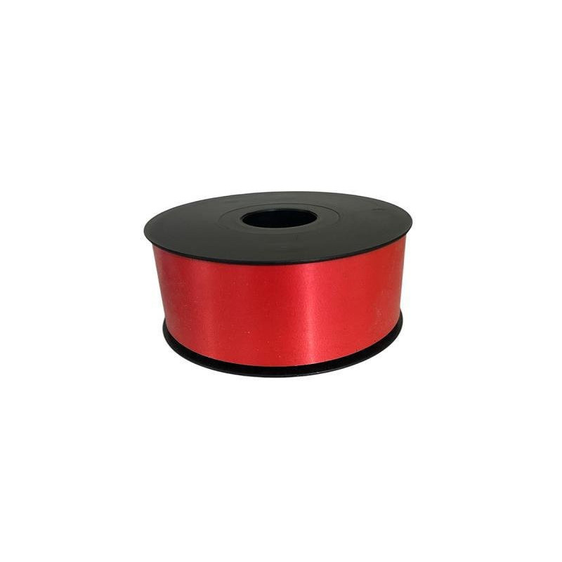 Nastro rondelle liscio mm.50x100mt 003664 rosso