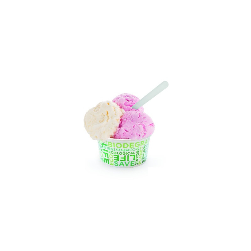 Coppette gelato cartoncino bio cc. 80 art.80-64 pz.42