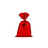 Sacchetto metallizzato cm.10x15 tinta unita rosso