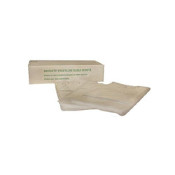 Sacchetti polietilene neutro cm. 25+16x90 per alimenti