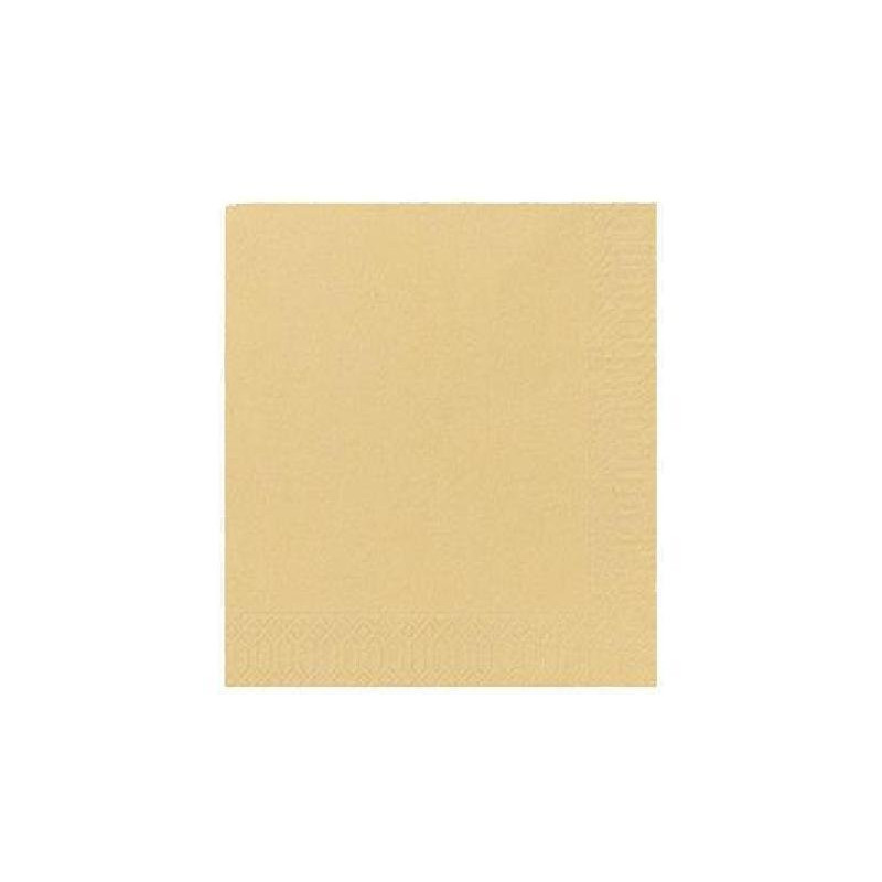 Tovaglia carta a secco cm.100x10 0 tinta unita champagne
