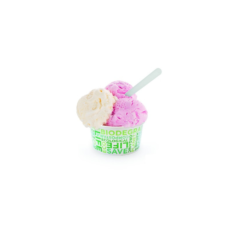 Coppette gelato cartoncino bio cc. 95 art.95-64 pz.42