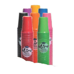 Bicchieri plastica miro  cc200 pz.50 neri