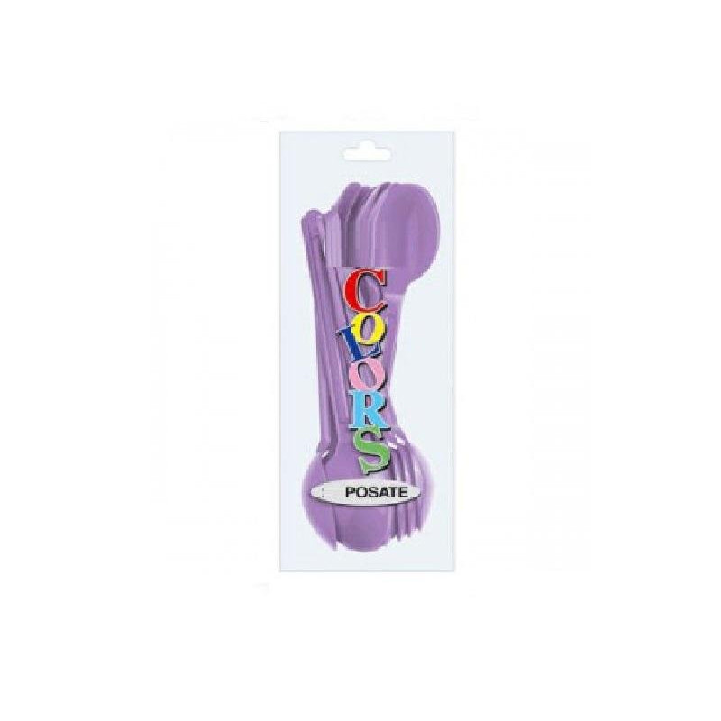 Cucchiai plastica miro pz.15 li lla