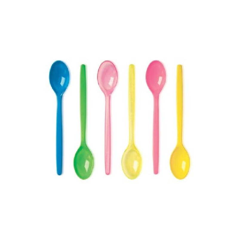 Cucchiai granita pz.192 kg.1 cm. 18 colori trasparenti assortiti