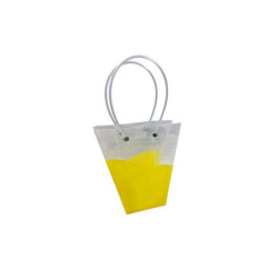 Shopper easy bag in pp cm 16x8x8 giallo