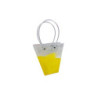 Shopper easy bag in pp cm 16x8x8 giallo