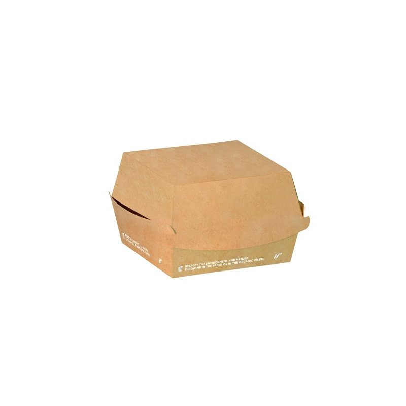 Porta hamburger panino pla biodegradabile 12x12x7 art. 627-65