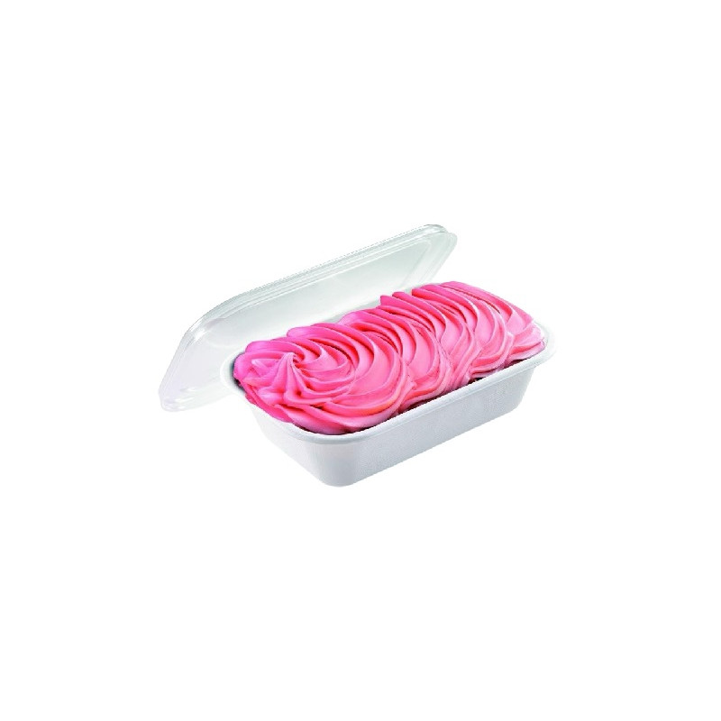 Vaschetta per gelato polpa laminata pbat ml. 500 200x130x45h