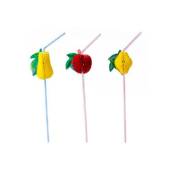 Cannucce con snodo cm.32 pz. 50 con frutta
