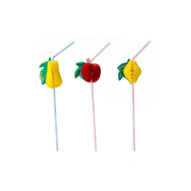 Cannucce con snodo cm.32 pz. 50 con frutta