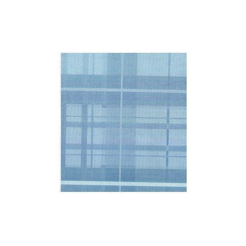 Tovaglia carta a secco cm.100x10 0 gr.50 scozzese blu