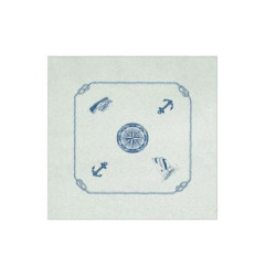 Tovaglia carta a secco cm.100x10 0 gr.60 marina