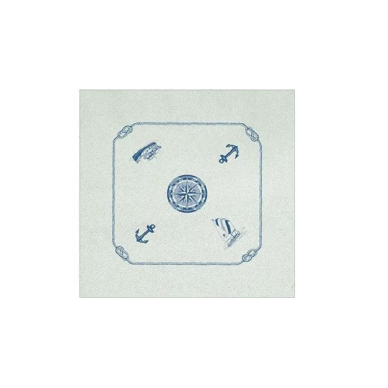 Tovaglia carta a secco cm.100x10 0 gr.60 marina