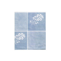 Tovaglia carta a secco cm.100x10 0 gr.60 fiorellini blu