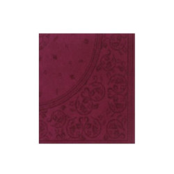 Tovaglia carta a secco cm.100x10 0 gr.50 delice-r bordeaux