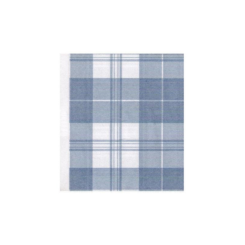 Tovaglia carta a secco cm.100x10 0 gr.50 scozzese blu tartan