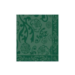 Tovaglia carta a secco cm.100x100 damasco verde