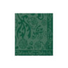 Tovaglia carta a secco cm.100x100 damasco verde