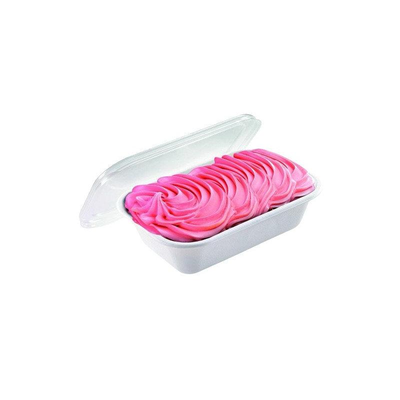 Vaschetta per gelato polpa laminata pbat ml.1000 29x153x57h