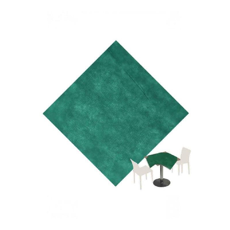 Tovaglia tessuto non tessuto cm.100x100 verde foresta