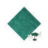 Tovaglia tessuto non tessuto cm.100x100 verde foresta